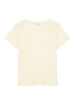 T-Shirt mit weitem Ausschnitt summer hemp