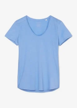 T-Shirt washed cornflower