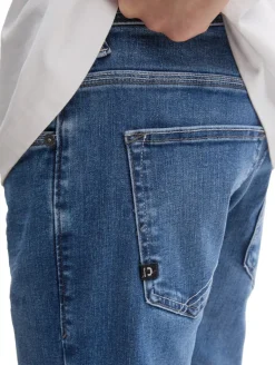 TTAEDAN STRAIGHT Jeans mit Stretch used mid stone blue denim