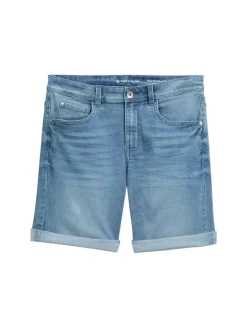 TTALEXA SLIM BERMUDA Jeans Shorts light stone wash denim