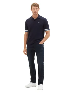TTJOSH REGULAR SLIM Jeans blue black denim