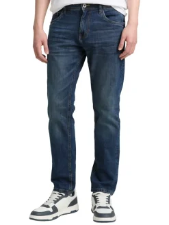 TTJOSH REGULAR SLIM Jeans mit Stretch mid stone wash denim