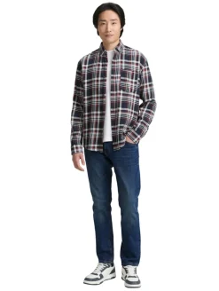 TTJOSH REGULAR SLIM Jeans mit Stretch mid stone wash denim