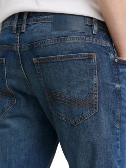 TTJOSH REGULAR SLIM Jeans mit Stretch mid stone wash denim