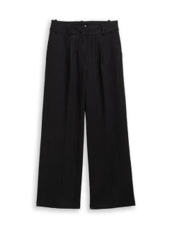 TTLEA WIDE Hose mit Glitzer-Effekt pinstripe with lurex