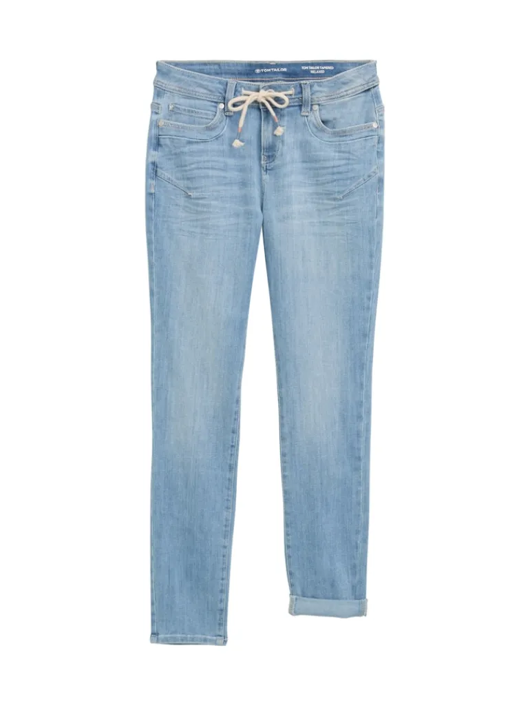 TTMAYA TAPERED Jeans clean bleached blue denim