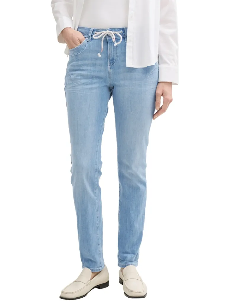 TTMAYA TAPERED Jeans clean bleached blue denim