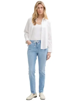 TTMAYA TAPERED Jeans clean bleached blue denim