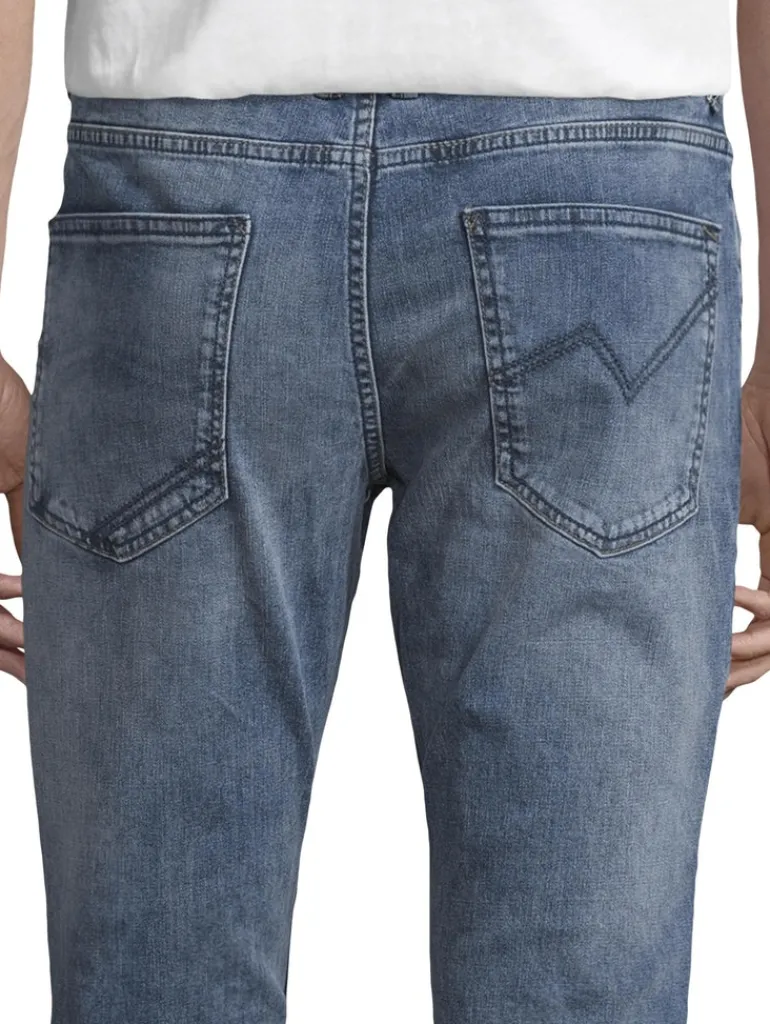 TTPIERS SLIM Jeans light stone wash denim