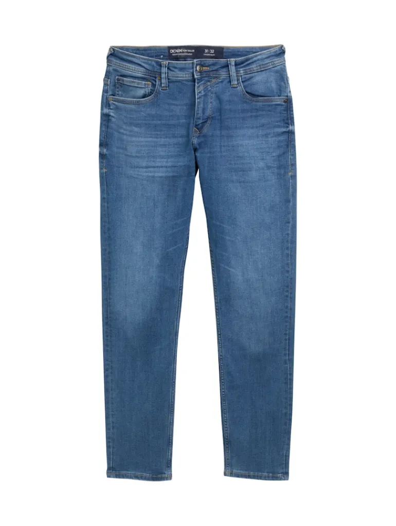TTPIERS SLIM Jeans used mid stone blue denim