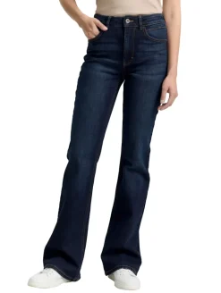 TTSTELLA BOOTCUT Jeans mit Stretch dark blue denim