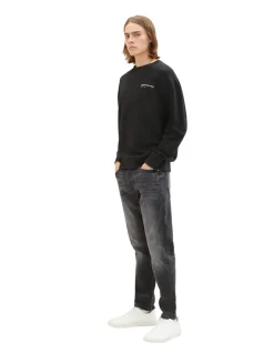 TTTAPERED SLIM Jeans used mid stone grey denim
