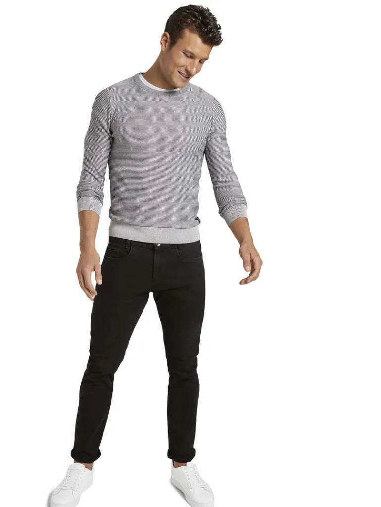 TTTROY SLIM Jeans black black denim