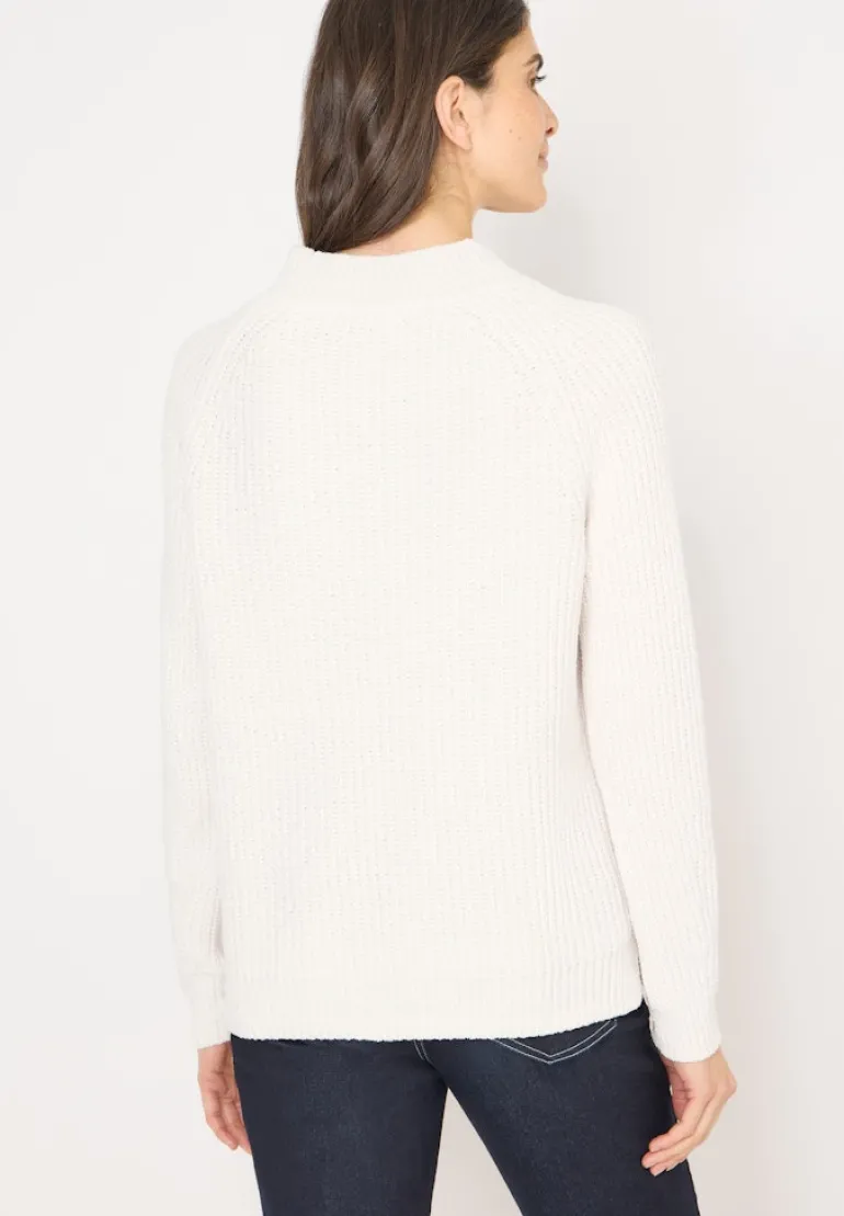 Turtleneck Chenille Pullover light greige
