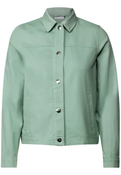 Twill Jacke matcha green