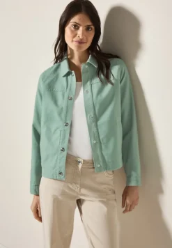 Twill Jacke matcha green