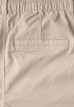 Twill Shorts im Washed-Look boulder beige