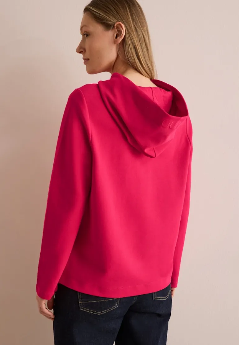 Twill Sweat Hoodie granita red