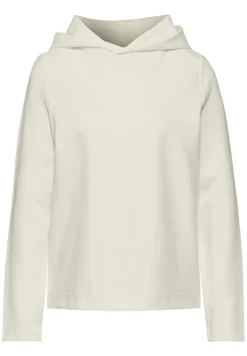 Twill Sweat Hoodie vanilla white