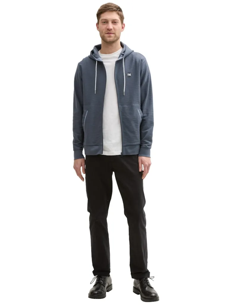 Ultralight Sweatjacke mit Kapuze blueish grey