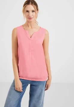 Unifarbenes Blusentop soft pink