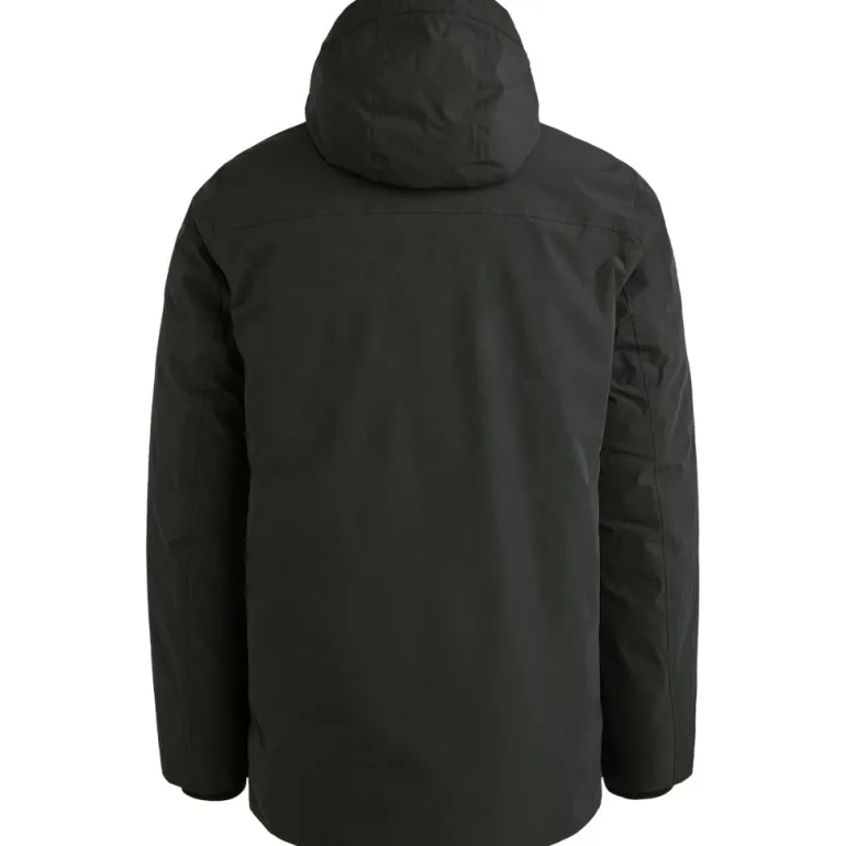 V-DOUBLE COAT jet black