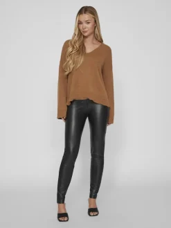 VIBARB COATED HW LEGGING - NOOS black
