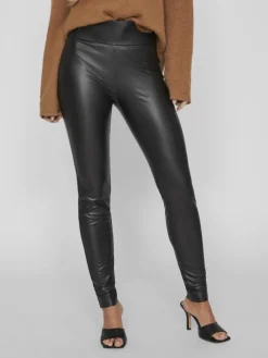 VIBARB COATED HW LEGGING - NOOS black