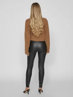 VIBARB COATED HW LEGGING - NOOS black