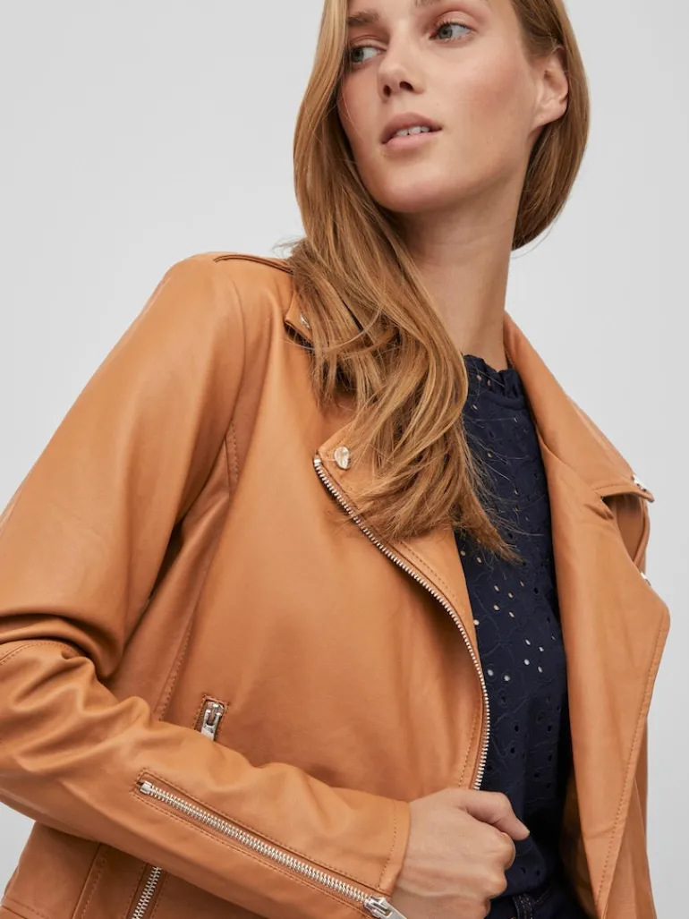 VICARA COATED JACKET - NOOS toasted coconut