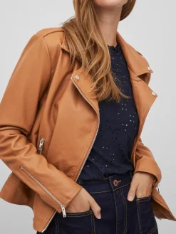 VICARA COATED JACKET - NOOS toasted coconut