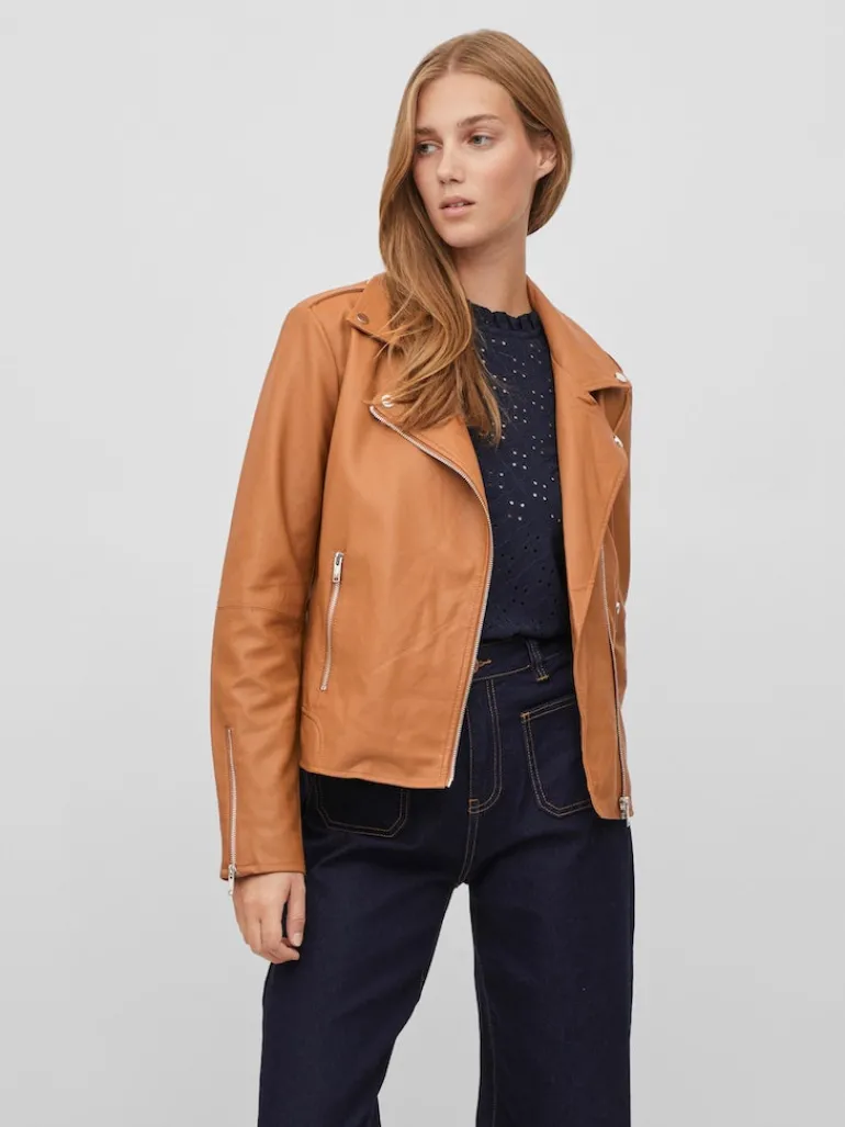 VICARA COATED JACKET - NOOS toasted coconut