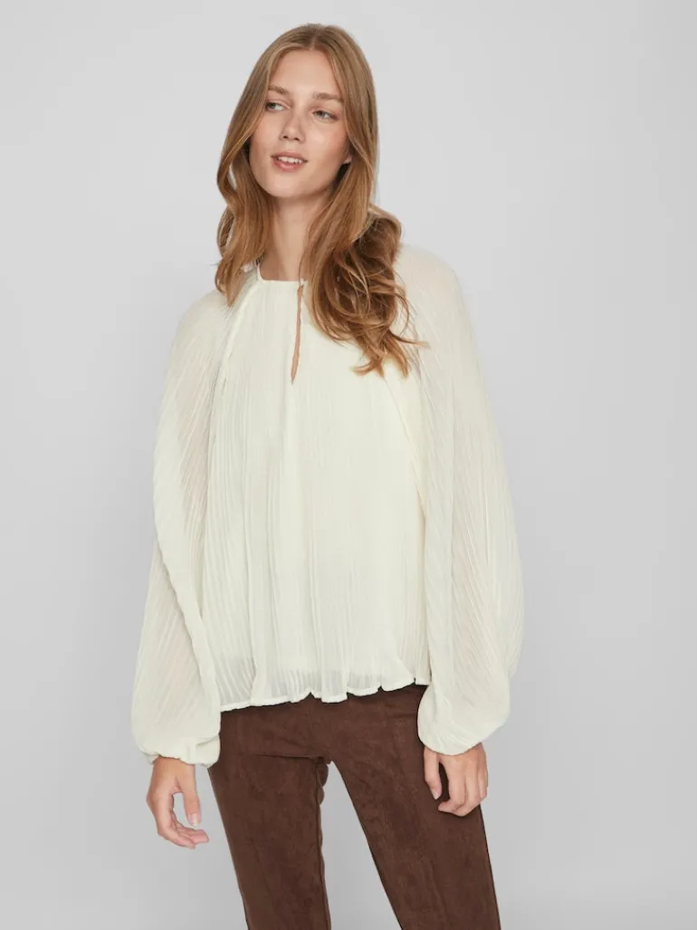 VICELINE O-NECK L/S TOP/SU birch
