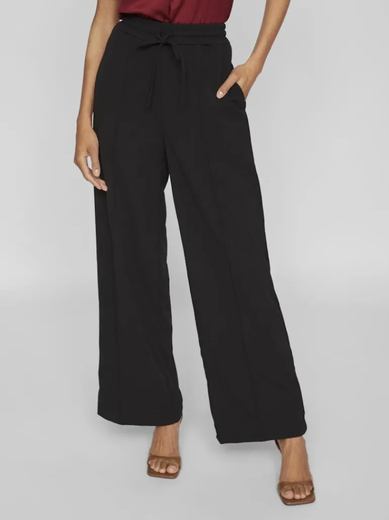 VICLUA HW WIDE PANTS-NOOS black beauty