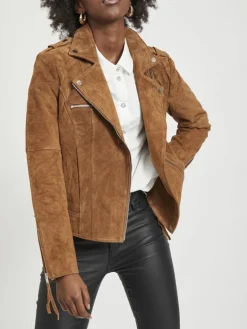 VICRIS SUEDE JACKET/SU - NOOS oak brown1