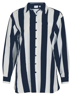 VIDANCY L/S LONG SHIRT/PB dunkelblau2