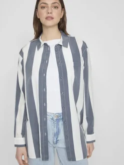 VIDANCY L/S LONG SHIRT/PB dunkelblau2