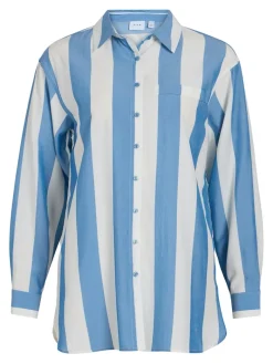 VIDANCY L/S LONG SHIRT/PB dunkelblau1