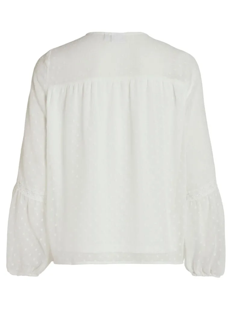 VIEDEE L/S TOP - NOOS snow white