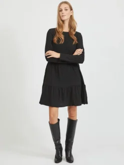 VIELITA L/S DRESS - NOOS black