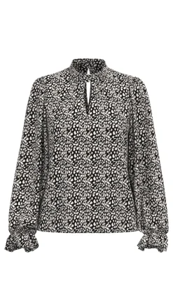 VIFALIA ROE L/S TOP/SU/PB black