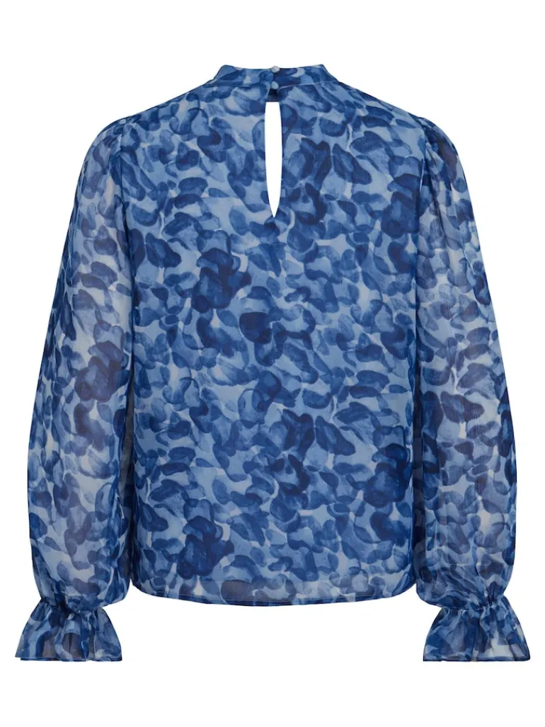 VIFALIA ROE L/S TOP/SU/PB true blue