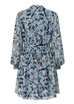 VIFALIA TWI L/S SHORT DRESS/DFS cornstalk