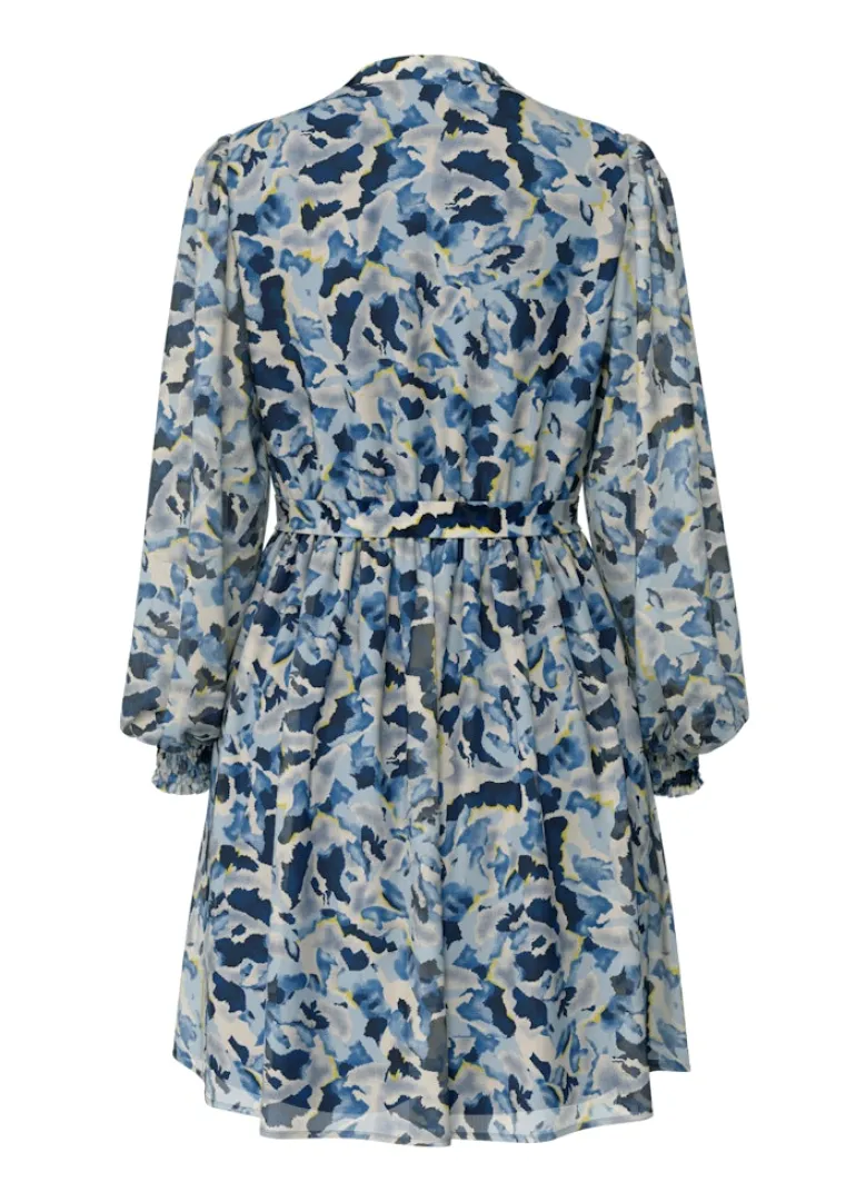 VIFALIA TWI L/S SHORT DRESS/DFS cornstalk