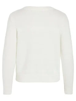 VIFEAMI L/S KNIT CARDIGAN/SU-FAV NX/1 cloud dancer