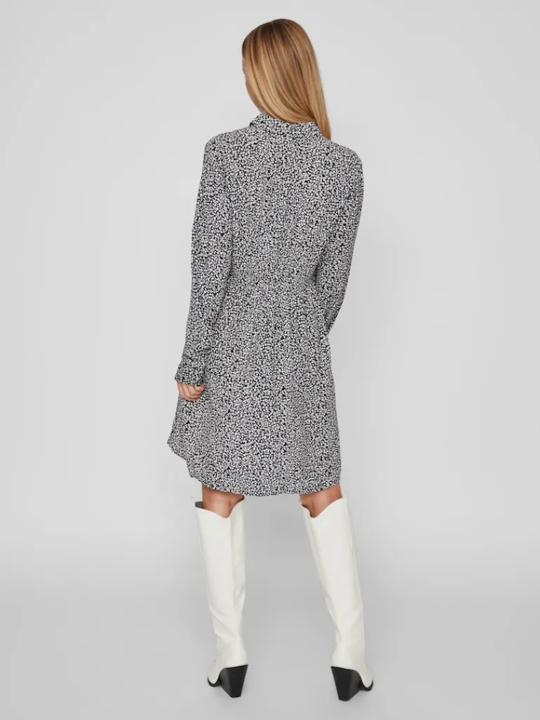 VIFINI L/S SHIRT DRESS/SU - NOOS black2