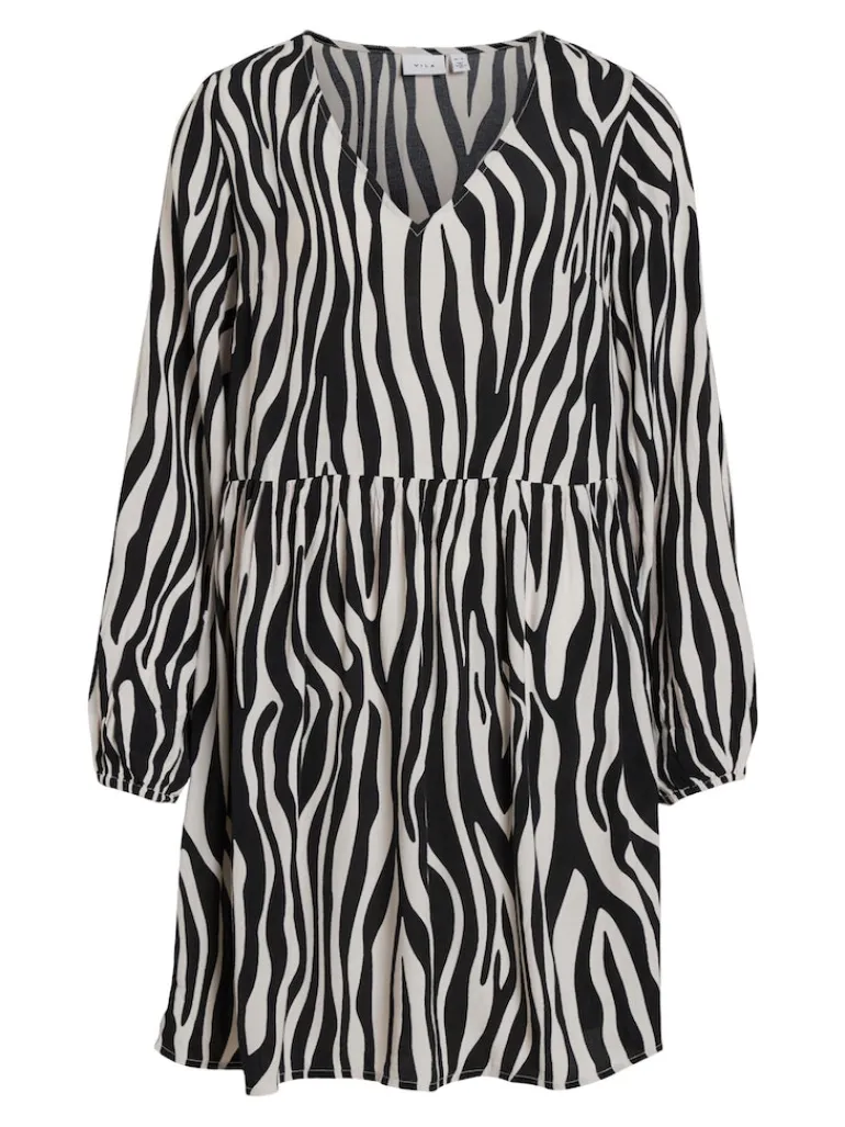 VIFINI L/S SHORT DRESS - NOOS black 3