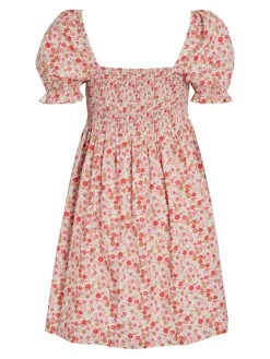 VIFLOWS SQUARENECK 2/4 DRESS cloud dancer