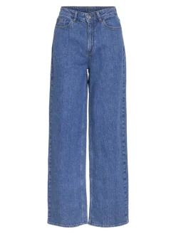 VIFREYA JAF HW JEANS - NOOS medium blue denim