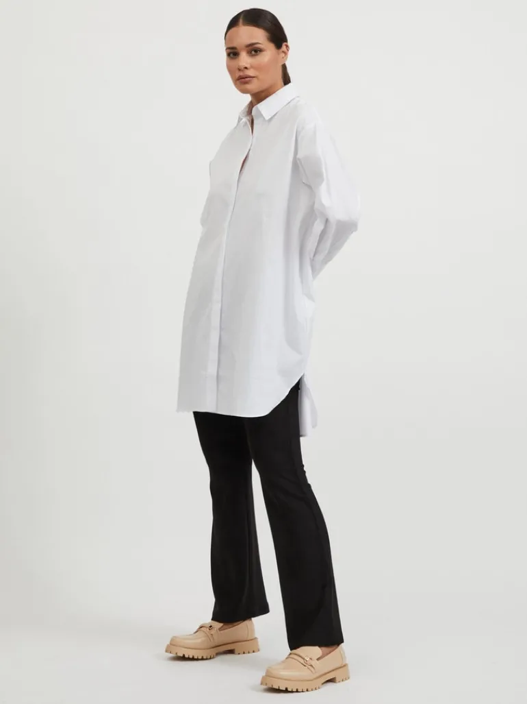 VIGIMAS OVERSIZE L/S LONG SHIRT-NOOS optical snow